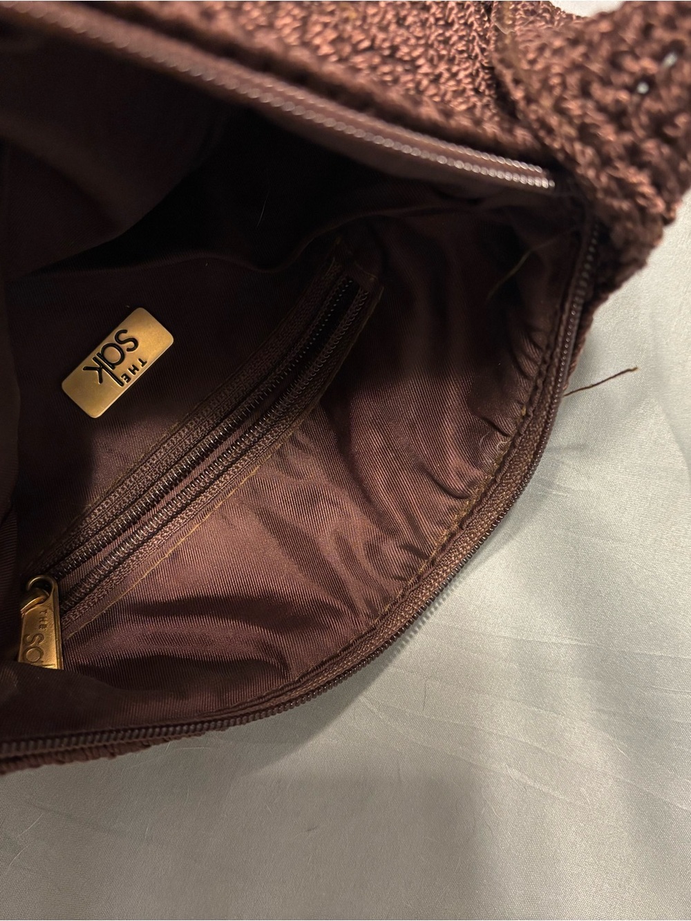 Th Sak Brown Crochet Crossbody Bag - Picture 3 of 5